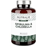 Espirulina & Chlorella 1800mg - Potente Efecto...