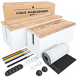 Nature Supplies 2 Cajas para Organizar Cables...